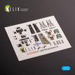 F-4N Phantom. Interior 3D Decals (for Fine Molds Aircraft model kit) Scale 1:72 KeliK K72188