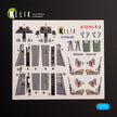 T-2 Advanced Trainer. Interior 3D Decals (for Platz Aircraft model kit) Scale 1:72 KeliK K72192