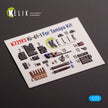Kawasaki KI-61. Interior 3D Decals (for Tamiya Aircraft model kit) Scale 1:72 KeliK K72193