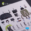 MiG-3. Interior 3D Decals (for Armory Aircraft model kit) Scale 1:72 KeliK K72207