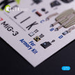 MiG-3. Interior 3D Decals (for Armory Aircraft model kit) Scale 1:72 KeliK K72207