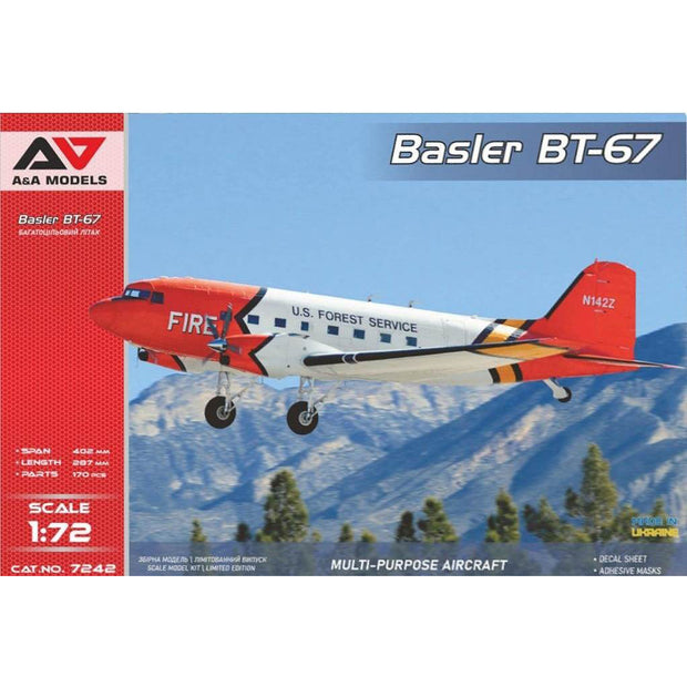 Basler Bt 67 Model Kit Aircraft Scale 1:72 A&A Models AAM7242