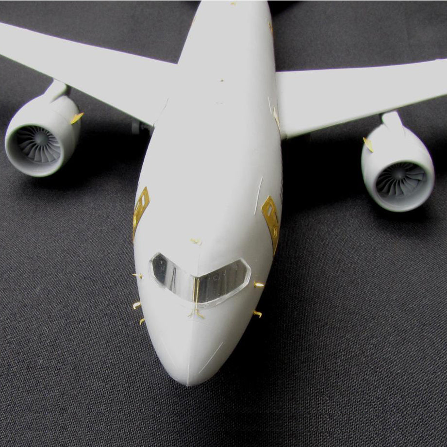 Boeing 787-8 Dreamliner, Exterior Detailing set for aircraft model kit (Photoetch) Scale 1:144 (Recommended for kit: Zvezda) Metallic Details MD14404