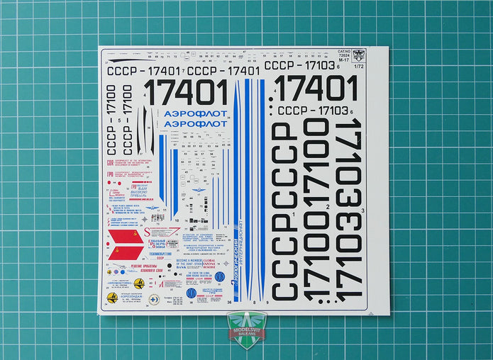 Modelsvit 72024 Plastic model aicraft kit Scale 1:72 Myasishchev M-17 Stratosphera