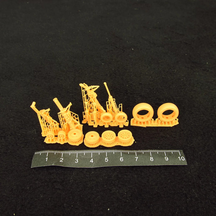 McDonnell Douglas F-4 Phantom II (J/S), Landing Gears, Wheels (for Hasegawa) Scale 1:48 Metallic Details MDR48250