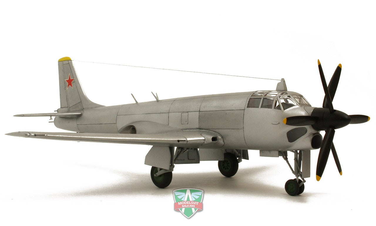 Modelsvit 72016 Plastic model aicraft kit Scale 1:72 Tupolev Tu-91 'Boot' Soviet naval attack aircraft