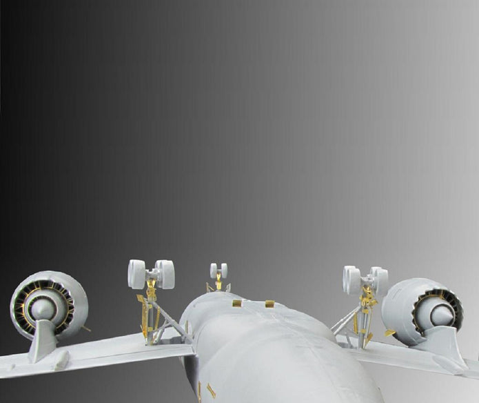 Boeing 787-8 Dreamliner, Exterior Detailing set for aircraft model kit (Photoetch) Scale 1:144 (Recommended for kit: Zvezda) Metallic Details MD14404