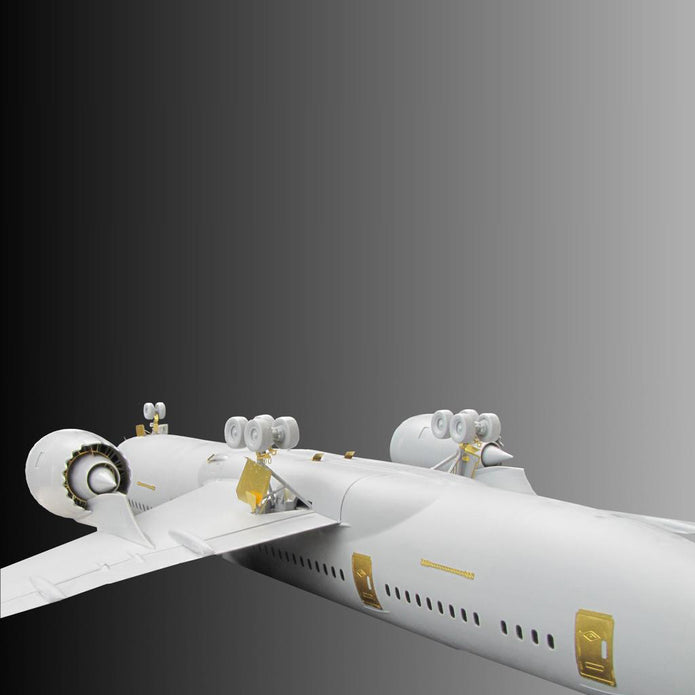 Boeing 787-8 Dreamliner, Exterior Detailing set for aircraft model kit (Photoetch) Scale 1:144 (Recommended for kit: Zvezda) Metallic Details MD14404