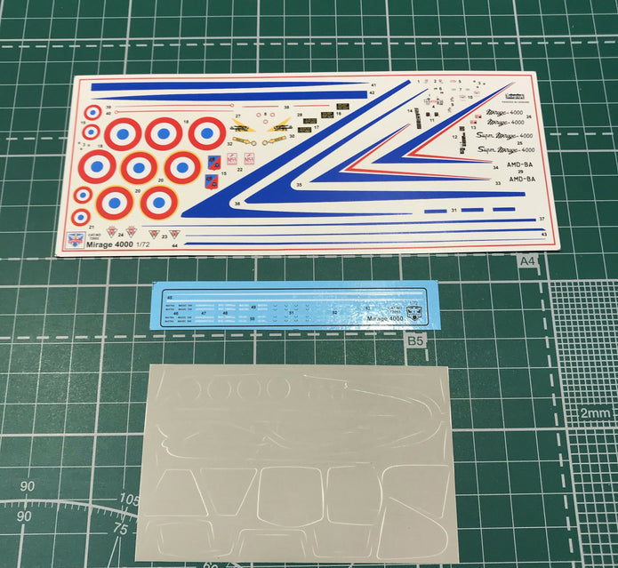 Modelsvit 72053 Plastic model aicraft kit Scale 1:72 Mirage 4000 w/Weapons