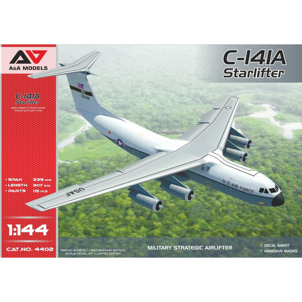 Lockheed C-141A Starlifter Model Kit Aircraft Scale 1:144 A&A Models AAM4402