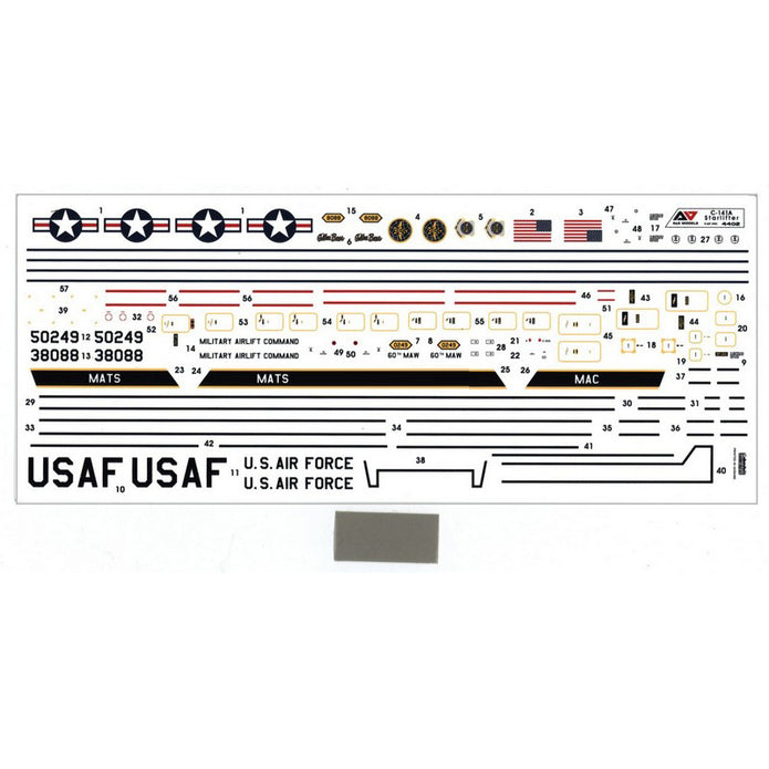 Lockheed C-141A Starlifter Model Kit Aircraft Scale 1:144 A&A Models AAM4402