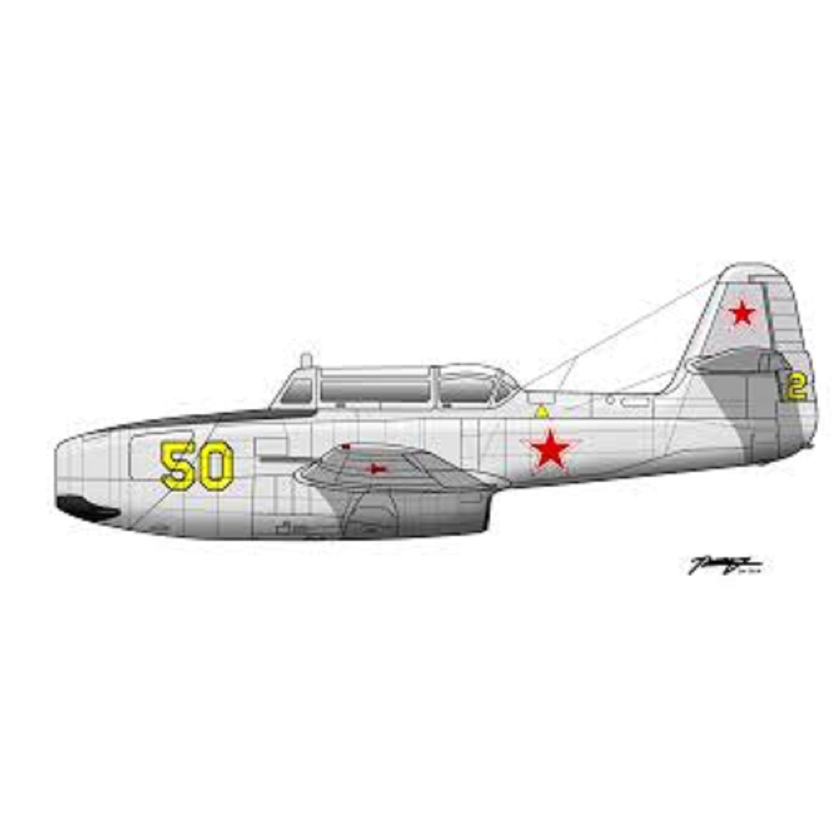 Yakovlev Yak-23 UTI Military Trainer Model Aircraft Kit Scale 1:48 A&A Models AAM4804