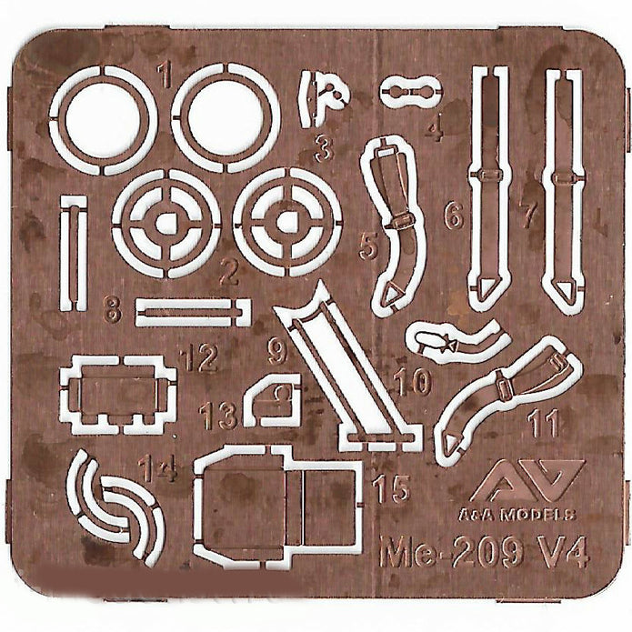 Messerschmitt Me,209 V-4 Plastic Model Aicraft Kit Scale 1:48 A&A Models AAM4810