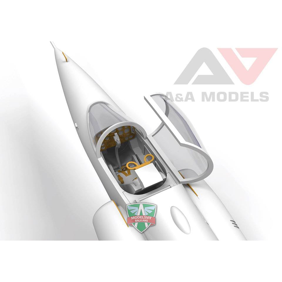 Helwan HA-300 Light supersonic interceptor Model Kit Aircraft Scale 1:72 A&A Models AAM7207