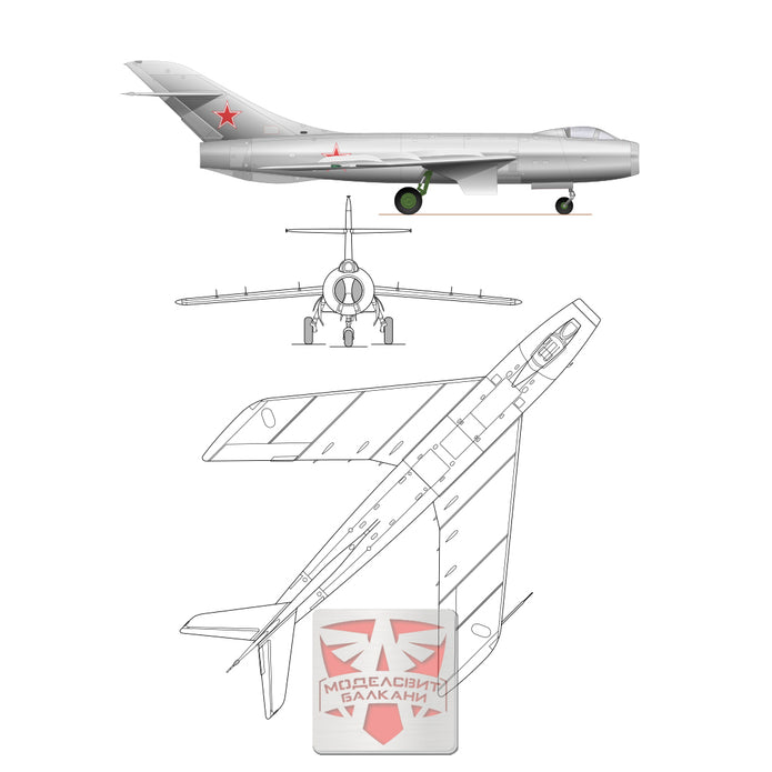 Sukhoi SU-17 Aircraft R 1949 Model Aircraft Kit Scale 1:72 A&A Models AAM7208