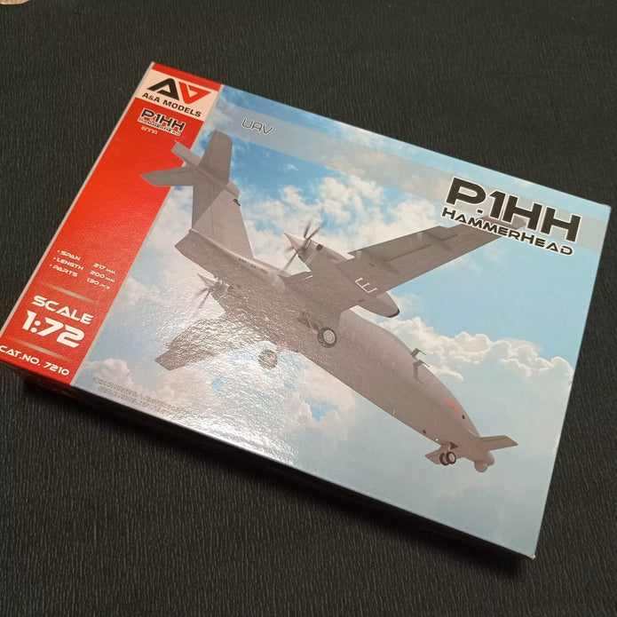 Piaggio P1 HH HammerHead UAV (2nd flying prototype) Model Aircraft Kit Scale 1:72 A&A Models AAM7210