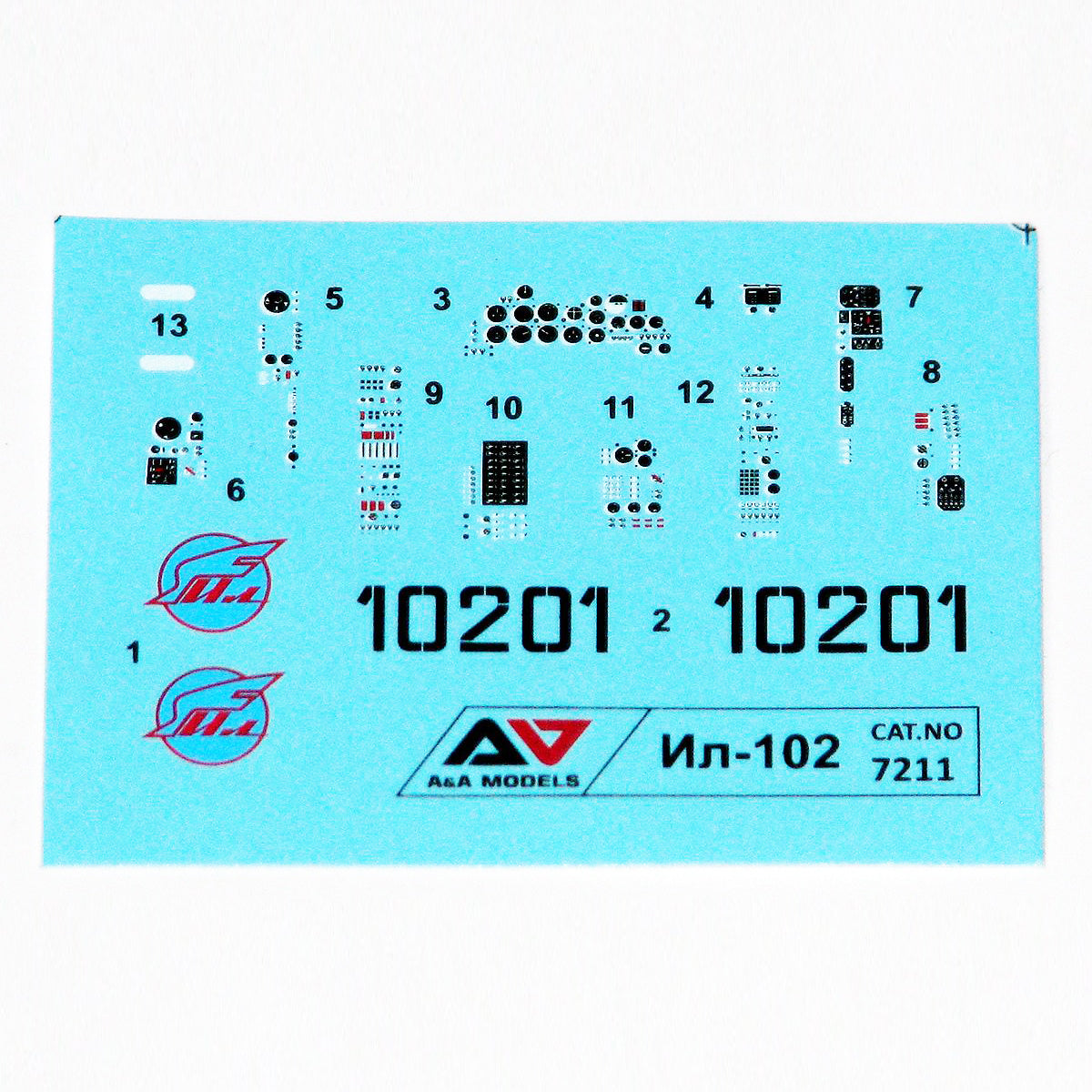 Ilyushin IL-102 Experimental ground-attack Model Aircraft Kit Scale 1:72 A&A Models AAM7211