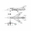 MiG Ye-50 experimental interceptor with rocket engine Aircraft Model Kit Scale 1:72 A&A Models AAM7223