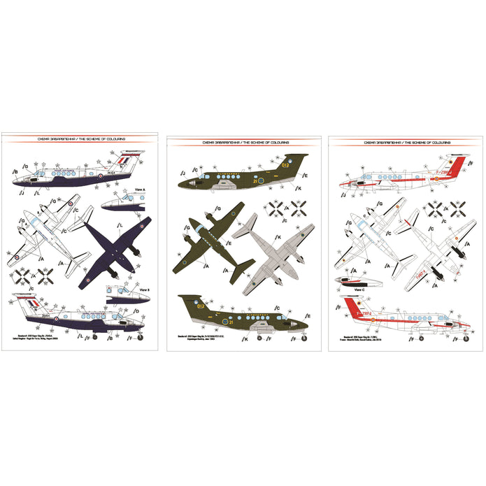 Beechcraft 200 Super King Air Model Kit Aircraft Scale 1:72 A&A Models AAM7224