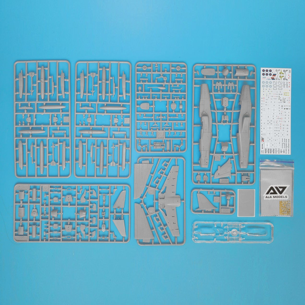 British Aerospace Hawk 200 ZG200 light multirole fighter Model Kit Aircraft Scale 1:72 A&A Models AAM7227