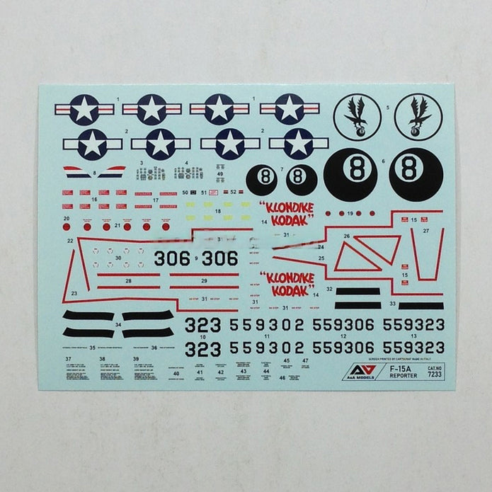 Northrop F 15a Reporter Aircraft Models Kit Scale 1:72 A&A Models AAM7233