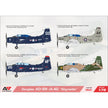 Douglas Ad-5n Skyraider Night Attack Aircraft Model Kit Scale 1:72 A&A Models AAM7241
