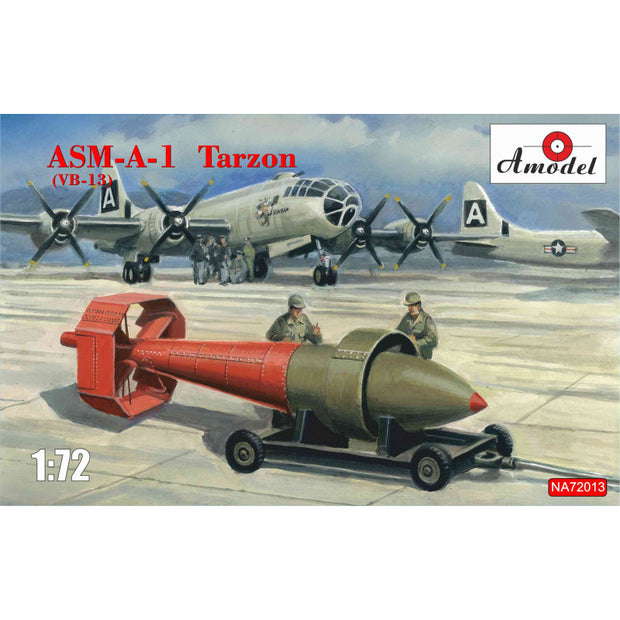 ASM-A-1 Tarzon (VB-13) Scale 1:72 Amodel AMO-NA72013 Plastic Airplane Model Kit