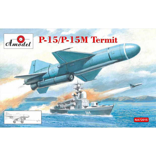 Anti-ship missile P-15/P-15M Termit USSR Scale 1:72 Amodel AMO-NA72015 Plastic Airplane Model Kit
