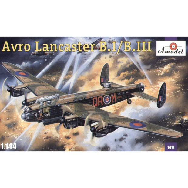 Avro Lancaster B.I/B.III Scale 1:144 Amodel AMO1411 Scale Airplane Model Kit