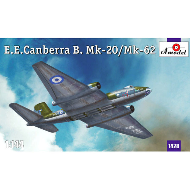 E.E.Canberra B. Mk-20/Mk-62 Scale 1:144 Amodel AMO1428 Scale Airplane Model Kit