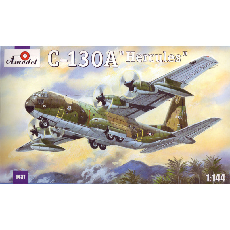 C-130A Hercules Scale 1:144 Amodel AMO1437 Plastic Airplane Model Kit