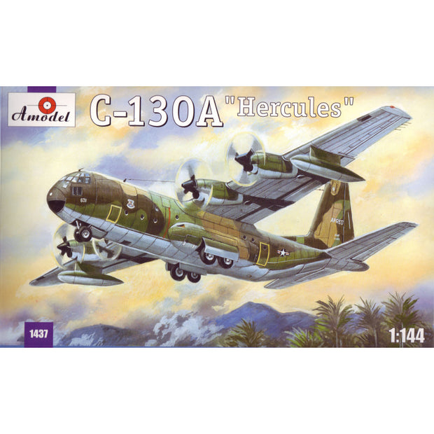 C-130A Hercules Scale 1:144 Amodel AMO1437 Plastic Airplane Model Kit