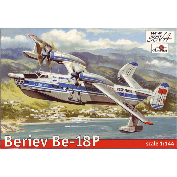 Beriev Be-18P Scale 1:144 Amodel AMO1441-01 Plastic Airplane Model Kit