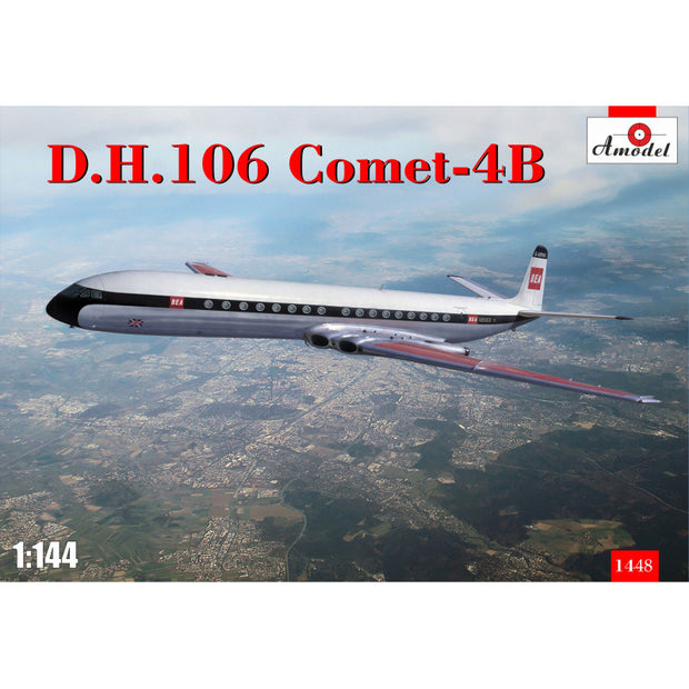 D.H. 106 Comet-4B Scale 1:144 Amodel AMO1448 Plastic Airplane Model Kit
