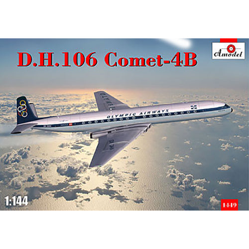 D.H. 106 Comet-4B 'Olympic airways' Scale 1:144 Amodel AMO1449 Plastic Airplane Model Kit