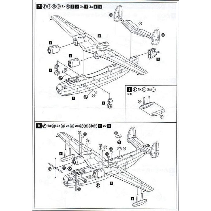 Beriev Be-6 reconnaissance and patrol aircraft Scale 1:144 Amodel AMO1451 Plastic Airplane Model Kit