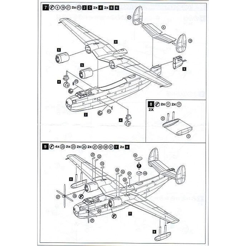 Beriev Be-6 reconnaissance and patrol aircraft Scale 1:144 Amodel AMO1451 Plastic Airplane Model Kit