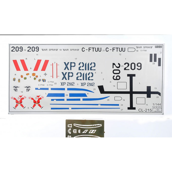 CL-215 "Scooper" Scale 1:144 Amodel AMO1453 Plastic Airplane Model Kit
