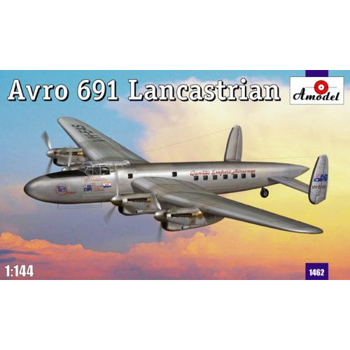 Avro 691 Lancastrian Scale 1:144 Amodel AMO1462 Plastic Airplane Model Kit