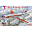 Tupolev Tu-104 airliner, Aeroflot, kit2 Scale 1:144 Amodel AMO1469-01 Plastic Airplane Model Kit