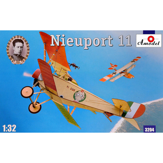 Nieuport 11 (Italy) Scale 1:32 Amodel AMO3204 Plastic Airplane Model Kit