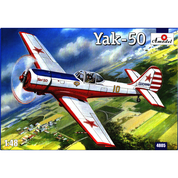 Yak-50 Scale 1:48 Amodel AMO4805 Scale Airplane Model Kit