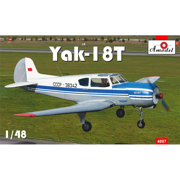 Yak 18T Scale 1:48 Amodel AMO4807 Scale Airplane Model Kit
