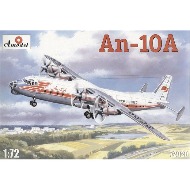 An-10 Scale 1:72 Amodel AMO72020 Plastic Airplane Model Kit