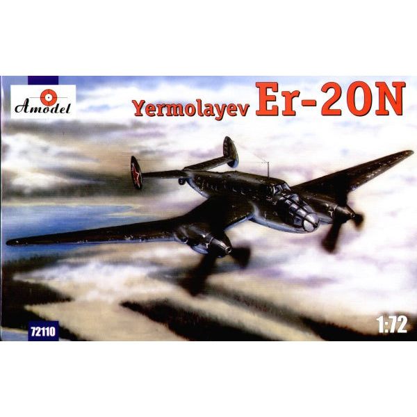 Er-2 ON Soviet special aircraft Scale 1:72 Amodel AMO72110 Plastic Airplane Model Kit