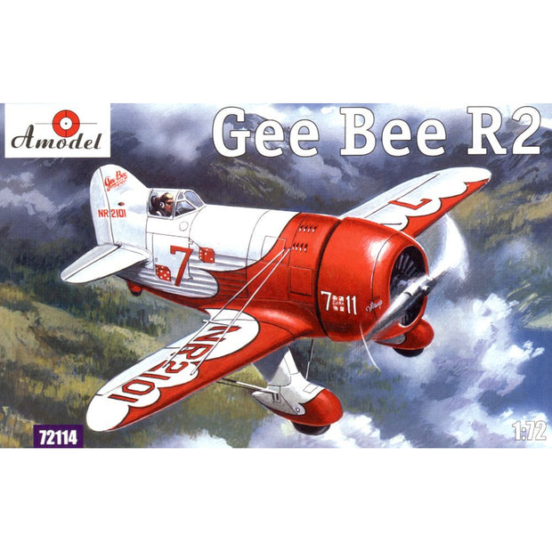 Gee Bee Super Sportster R2 Aircraft Scale 1:72 Amodel AMO72114 Plastic Airplane Model Kit