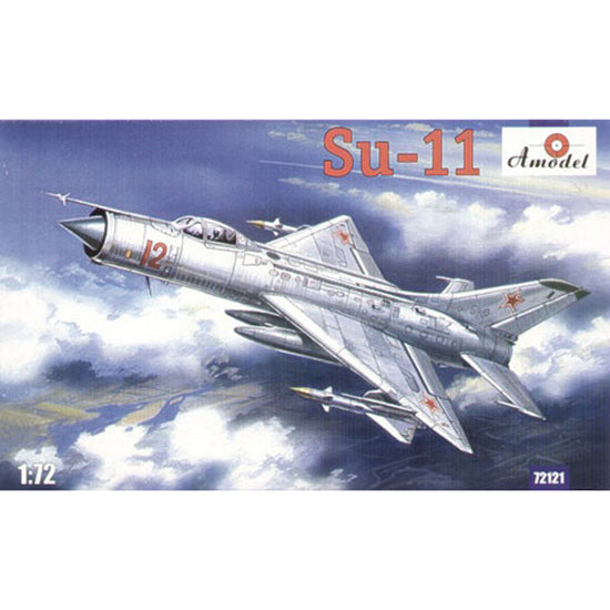 Su-11 Soviet fighter- interceptor Scale 1:72 Amodel AMO72121 Plastic Airplane Model Kit
