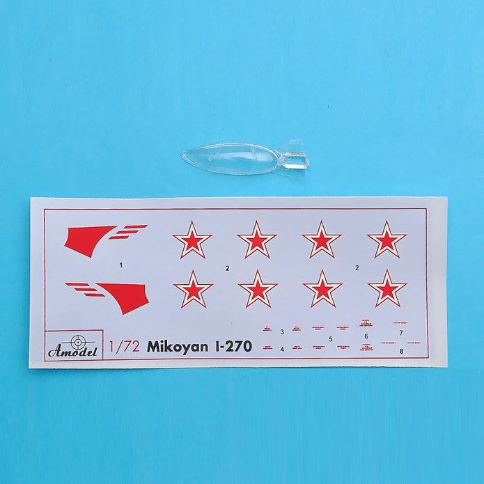 I-270 Soviet interceptor Scale 1:72 Amodel AMO7212 Plastic Airplane Model Kit