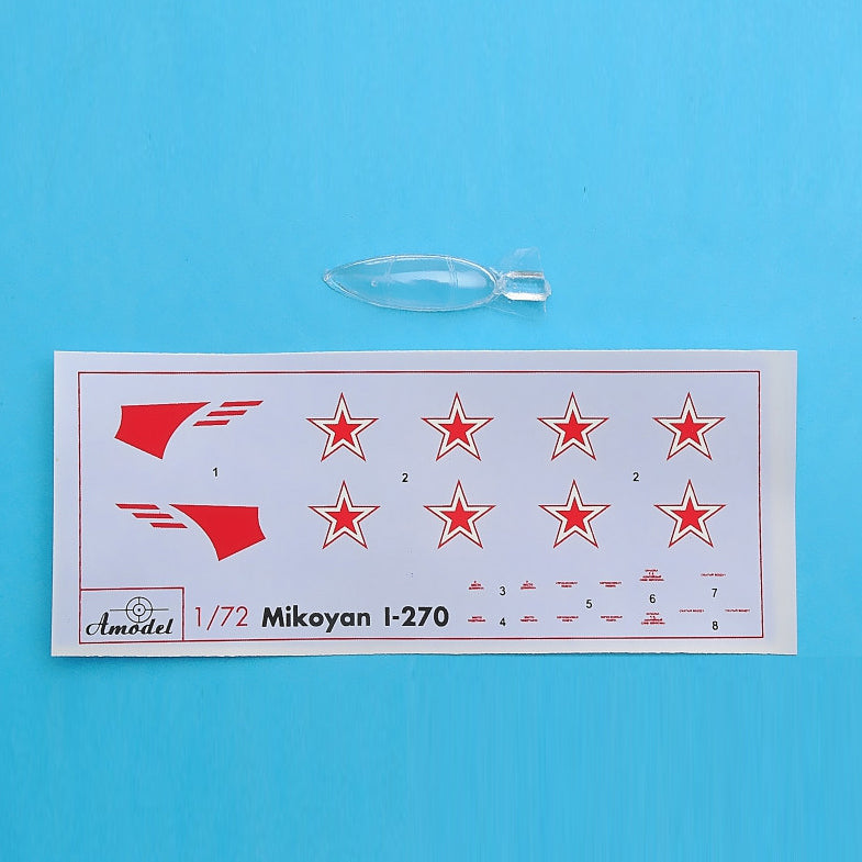 I-270 Soviet interceptor Scale 1:72 Amodel AMO7212 Plastic Airplane Model Kit