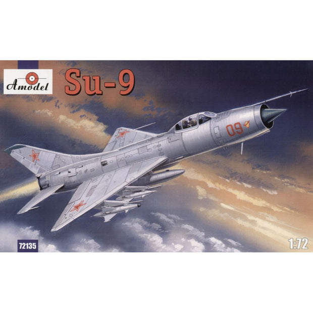 Su-9 Soviet fighter-interceptor Scale 1:72 Amodel AMO72135 Plastic Airplane Model Kit